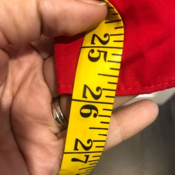 Red ruffle skirt - Picture 4 of 5